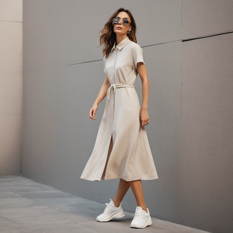 what shoes to wear with midi dress